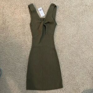 Abercrombie & Fitch Olive Mini Dress